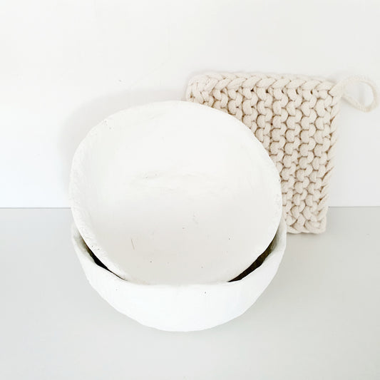 Paper mache bowl Lot