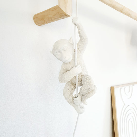 Hanglamp aapje wit