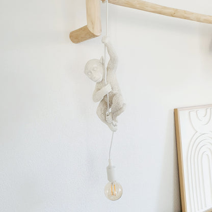 Monkey weiße Pendelleuchte