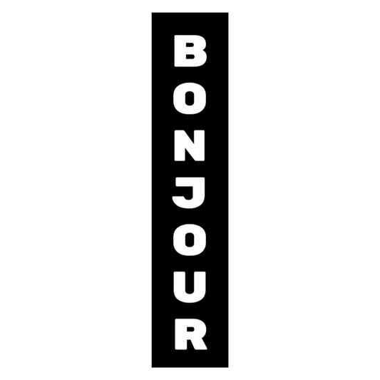 Poster small XL - BONJOUR