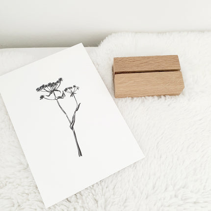 Eiken houten kaarthouder