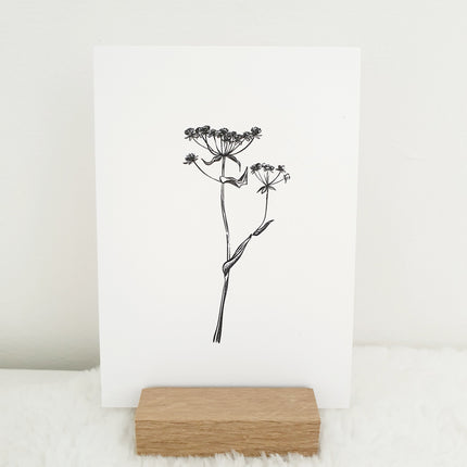 Eiken houten kaarthouder