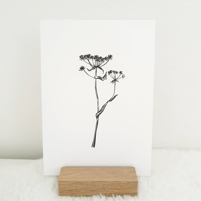 Eiken houten kaarthouder