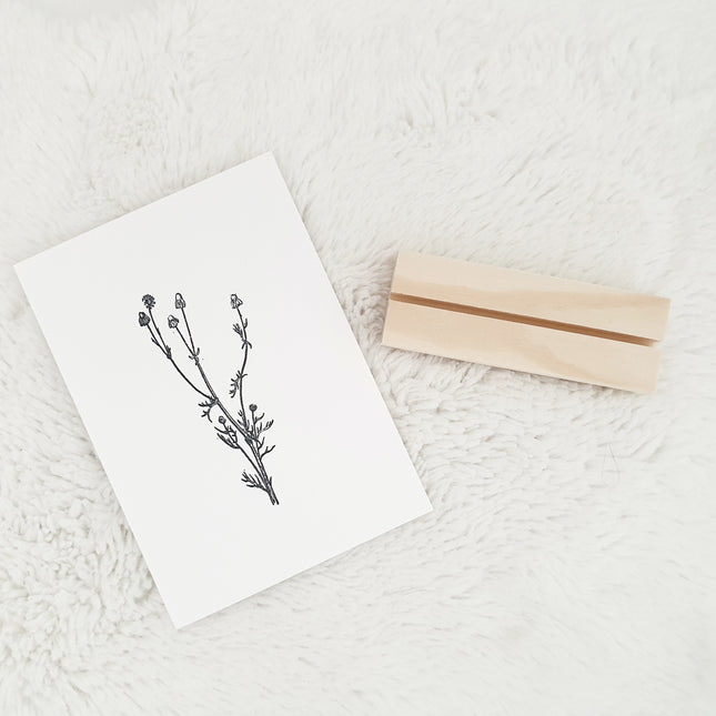 Vuren houten kaarthouder