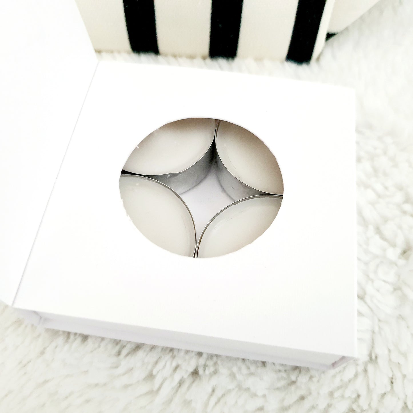 Cadeaudoosje met waxinelichtjes lichtpuntje