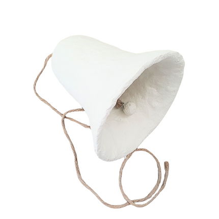 Papier-mache kerstklok