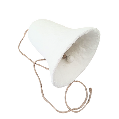 Papier-mache kerstklok