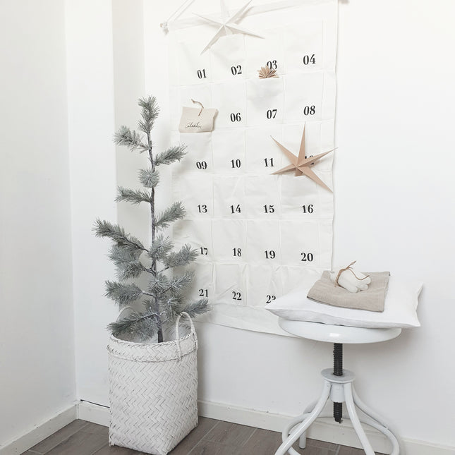 Adventkalender stof canvas