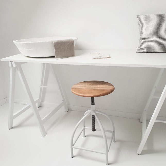 Kruk mango hout metaal