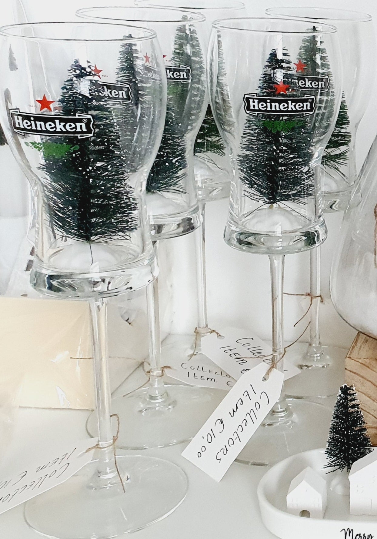 Collectors item! Bierglas op wijnvoet