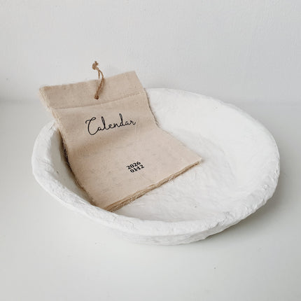 Papier-mache schaal L