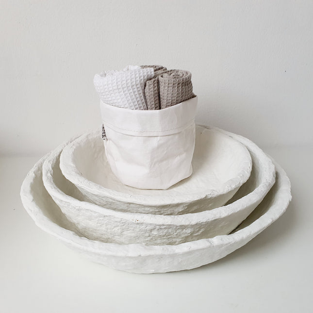 Papier-mache schaal L