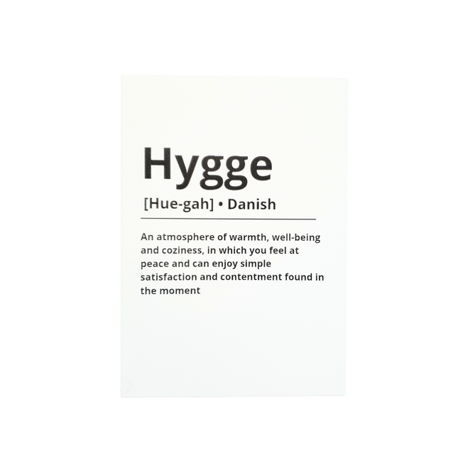 Forex poster plate A4 - Hygge