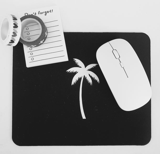 Muismat rechthoek palmboom