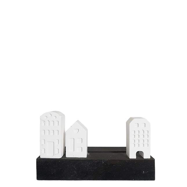 Kaarthouder met huisjes