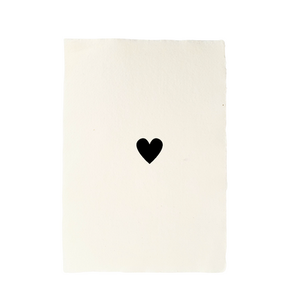 Handmade paper with hedgehog illustration