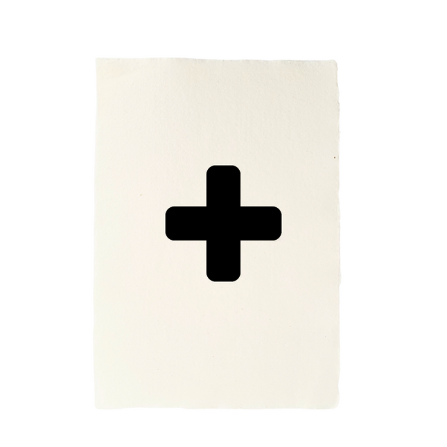 Handgeschöpftes Papier mit Igelillustration