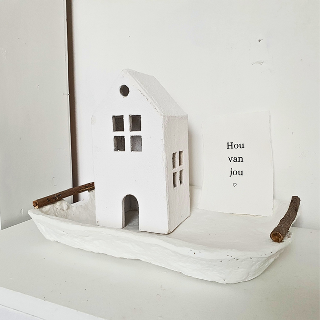 Pappmaché-Tablett