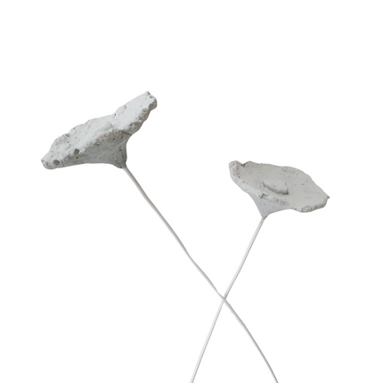 Paper mache flower clay