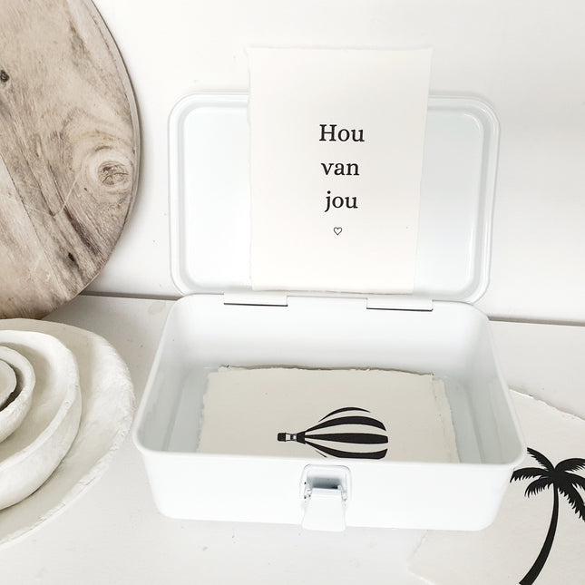 Storage tin A6 cards ♡