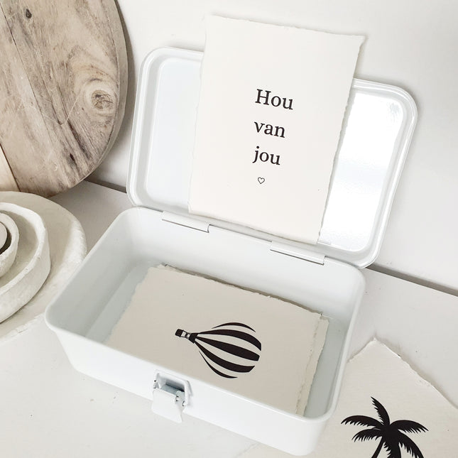 Storage tin A6 cards ♡