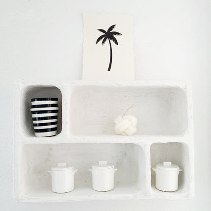 Pappmaché-Schrank rechteckig