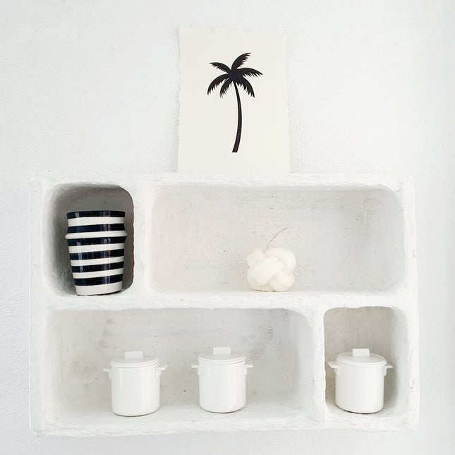 Papiermache kastje rechthoek