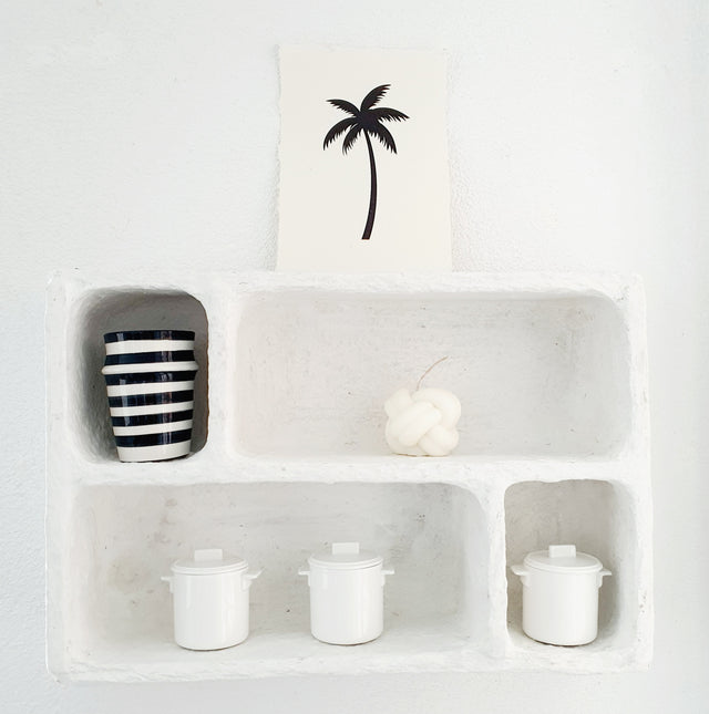 Pappmaché-Schrank rechteckig