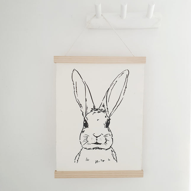 Handgeschöpftes Papier mit Igelillustration