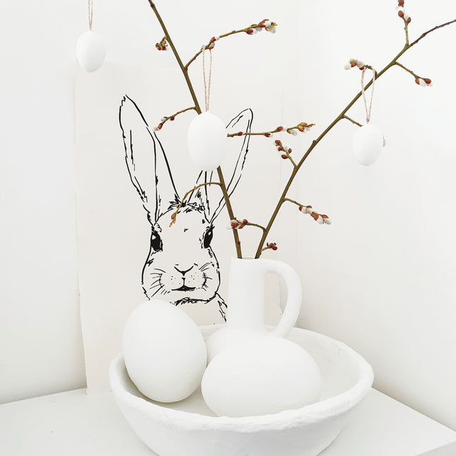 Papier-mâché Easter egg XL