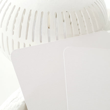 Linnen geperste kaart - palmboom