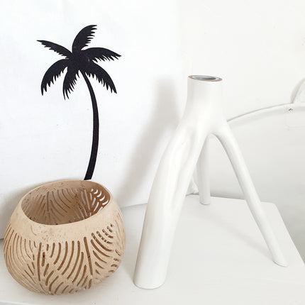 Tripple twig kandelaar