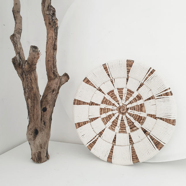 Wand decoratie S bananenvezel