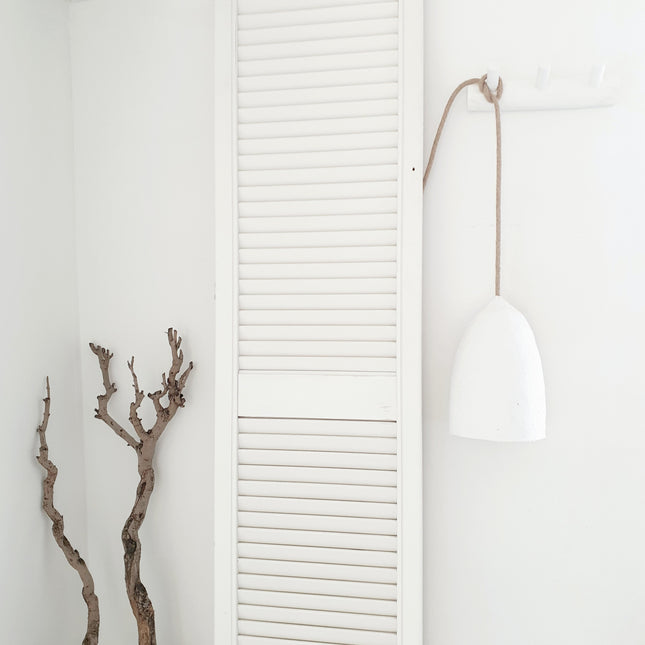 Lampe aus Pappmaché