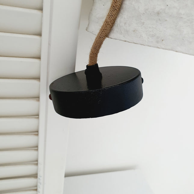 Plafondlamp papier-maché cup