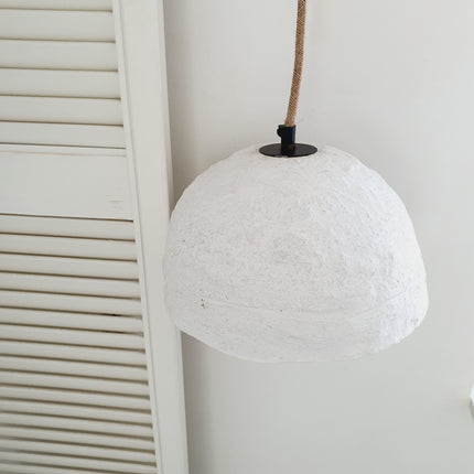 Plafondlamp papier-maché cup