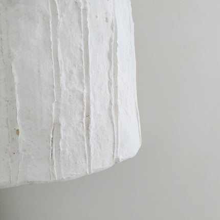 Plafondlamp papier-maché stripe