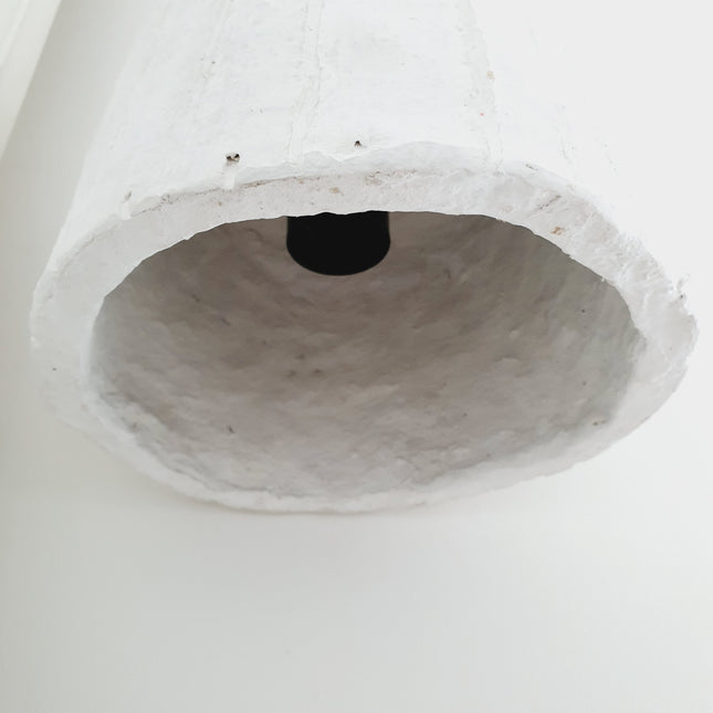 Plafondlamp papier-maché stripe