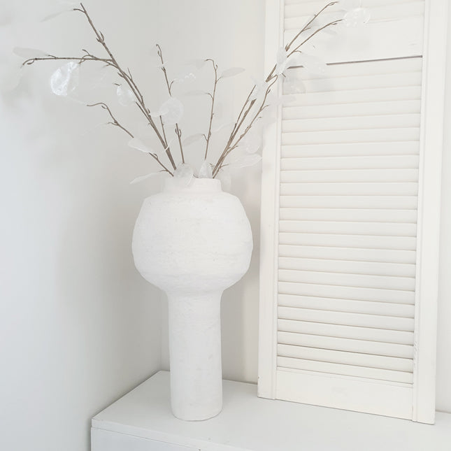 Paper-mache vase Sphere