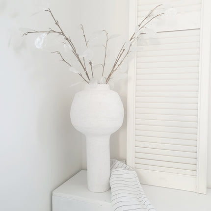 Paper-mache vase Sphere