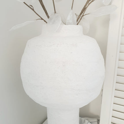 Paper-mache vase Sphere