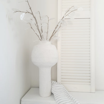 Paper-mache vase Sphere