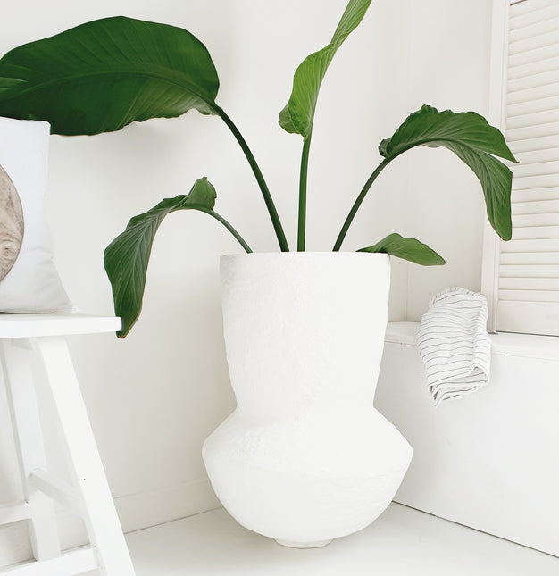 Papier-mache vaas XXL