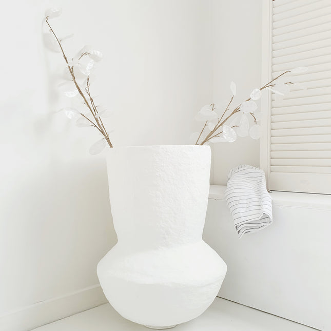 Papier-mache vaas XXL