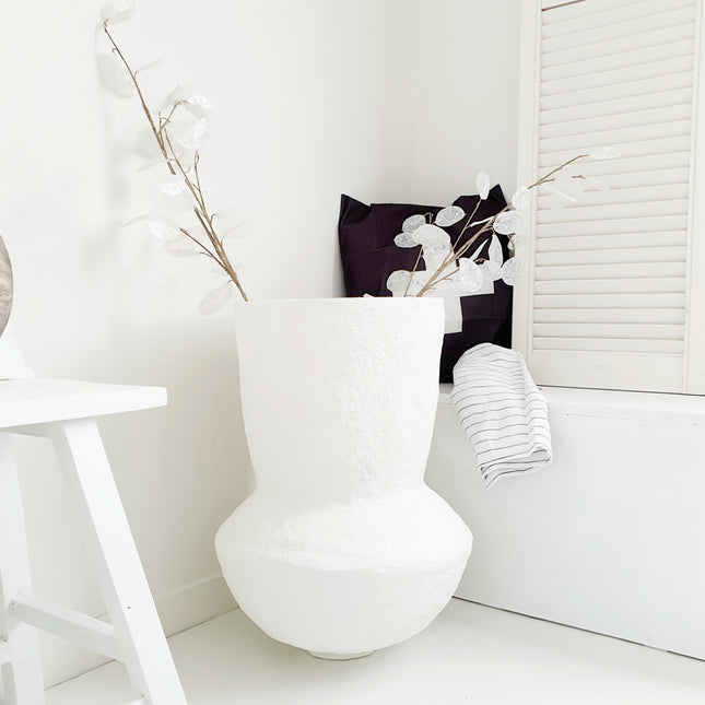 Papier-mache vaas XXL