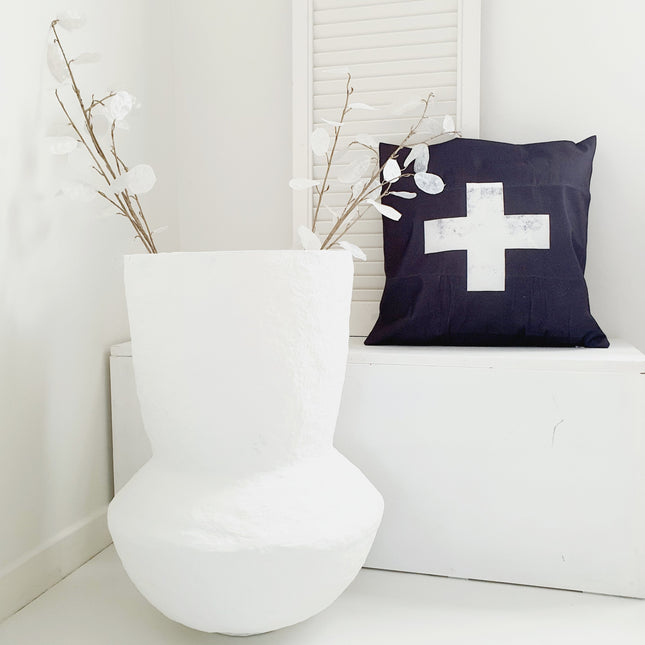 Papier-mache vaas XXL