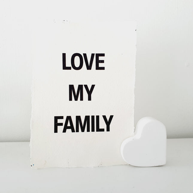 Card holder heart