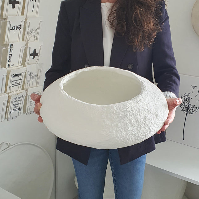 XL papier-maché schaal