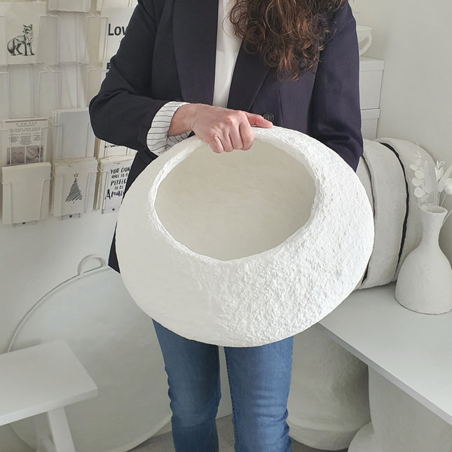 XL papier-maché schaal