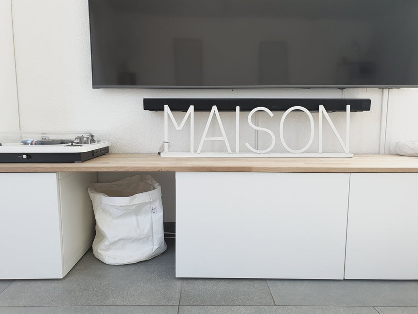 Maison metalen decoratie